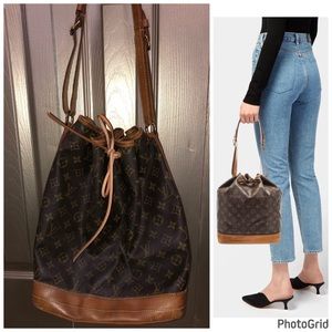 100% AUTHENTIC Louis Vuitton Vintage Noe Drawstring Shoulder Bag